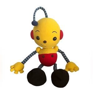 Disney  10” Olie, Vintage, Yellow and Red Stuffed Toy , Collectibles